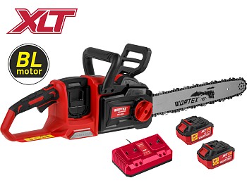 Аккум. пила цепная WORTEX CEC 4036 шина 40 см (16"), 3/8" LP, 1.1 мм XLT SET БЕСЩЁТ, 18В+18В