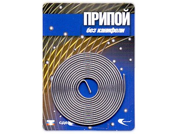 Припой ПОС-61 проволока, спираль ф1мм