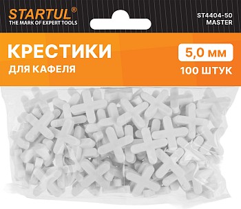 Крестики д/кафеля 5,0мм 100шт STARTUL MASTER (ST4404-50)