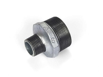 Ниппель ред. 2" х 1 1/2" нар.-нар. чугун оцинк., AV Engineering